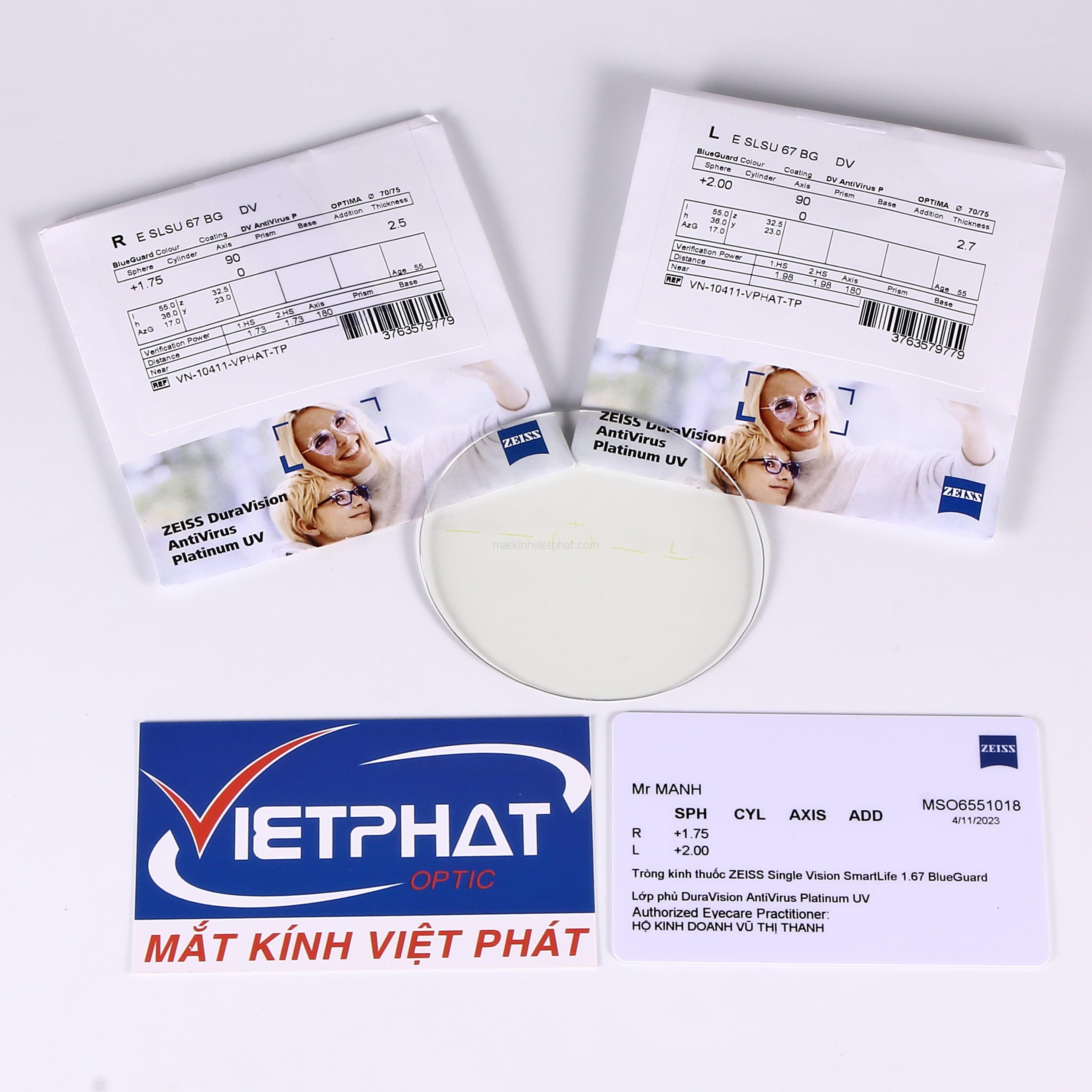 Top 5 Tròng Kính Mỏng Nhất Thế Giới 14 Tròng kính ZEISS