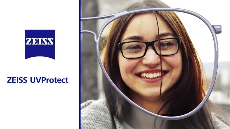 Tròng kính quản lý tiến triển cận thị trẻ em ZEISS MyoCare 30 Công nghệ ZEISS UVProtect